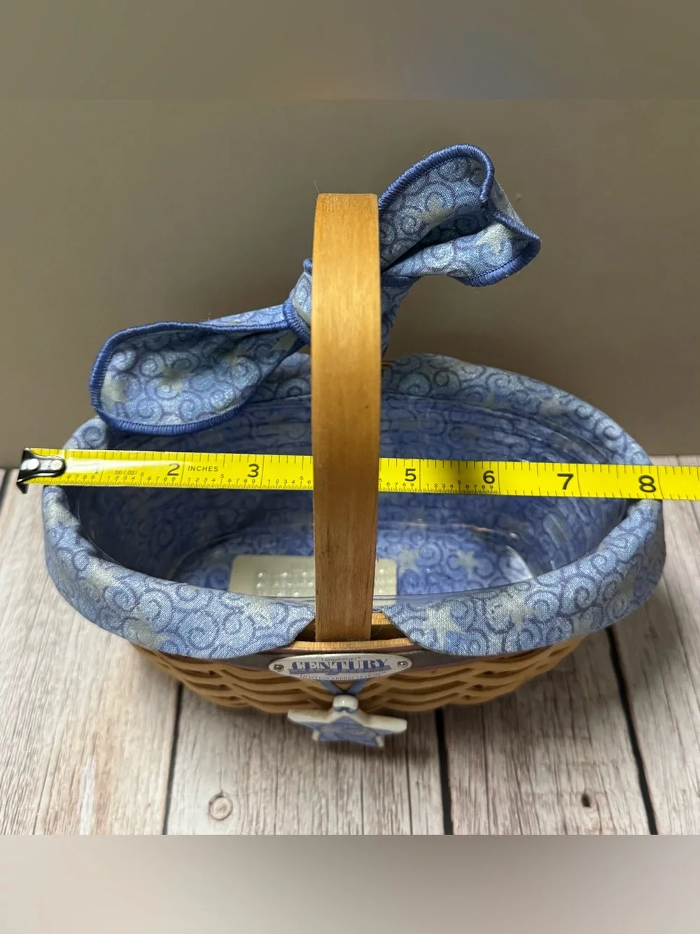 Longaberger 2000 Century Celebration Basket Set – Collectors Club + Charm